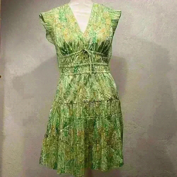Current Air Wedding Guest Cocktail Mini Dress Fall Colors Size S w/ pockets NWT - Picture 3 of 15